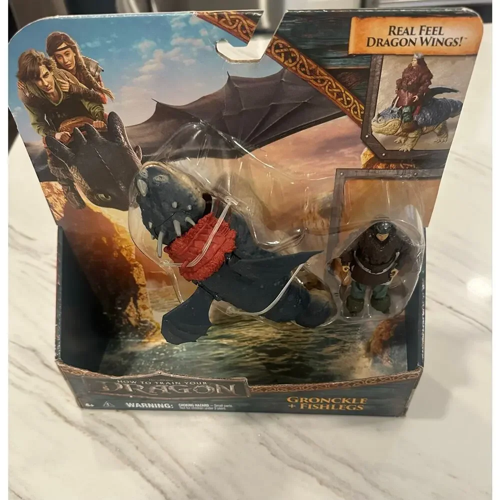How to Train Your Dragon Gronckle & Fishlegs Figure Set Spin Master 2025 NEW